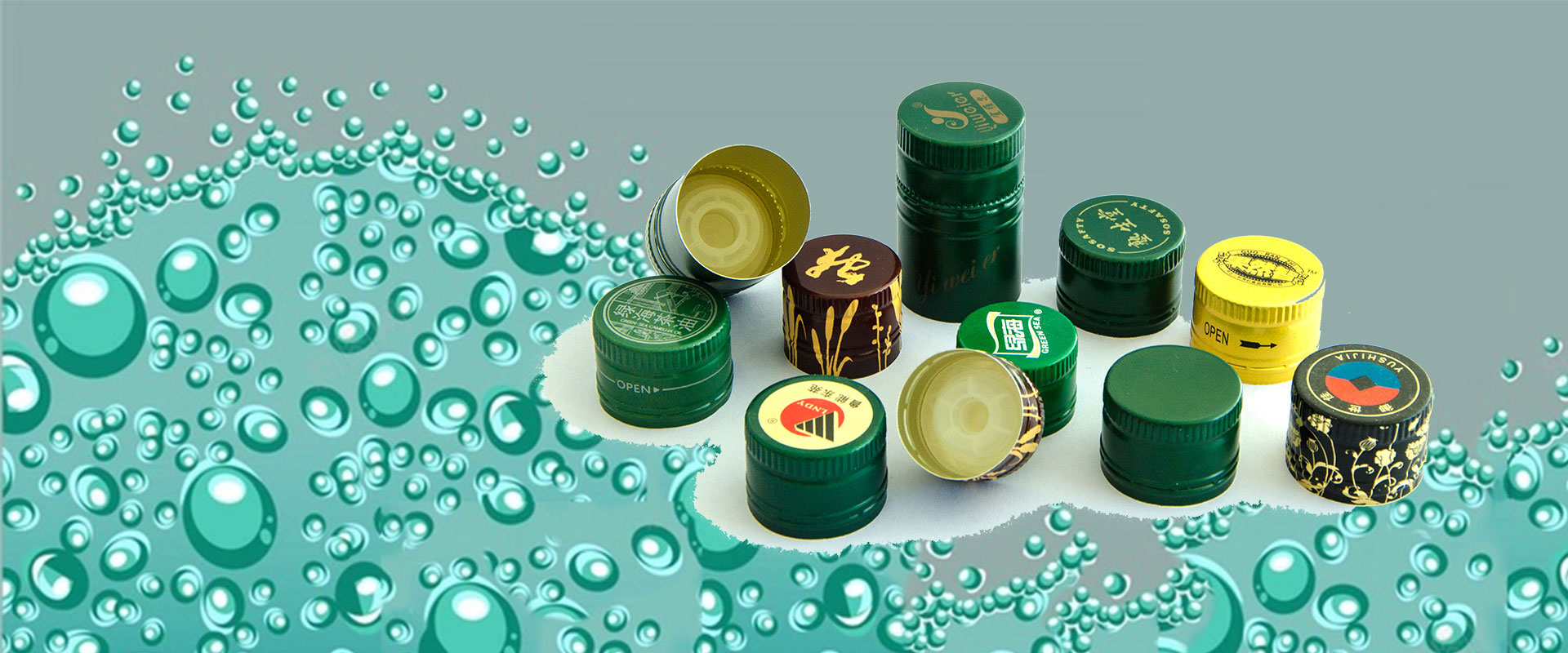 Bouchons de bouteille en aluminium