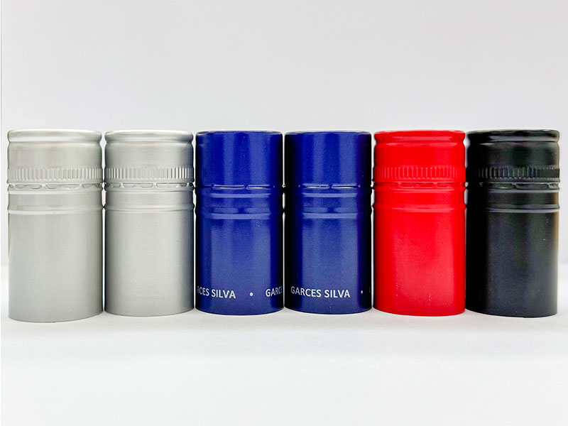 Aluminum Closures for Wine Bottles with Secure and Pressure Resistant Cap
