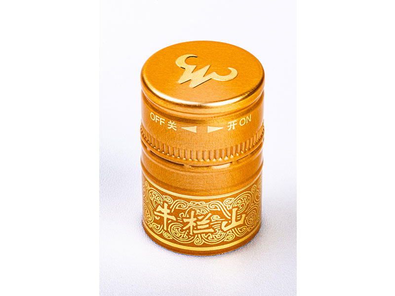 Bouchons en aluminium pour bouteilles de jus